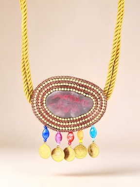 Ethnic Fashion Co In - Gold Rope Waist Belt, Ethnic Beaded