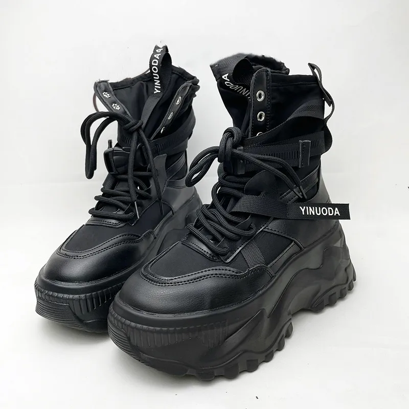 Autumn Winter Platform Boots W - Ethnic Modern Fashion ulasan dan harga