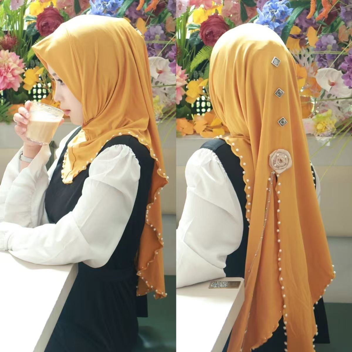 New Hats Hijab Scarf  Ethnic C - New Ethnic Fashion ulasan dan harga