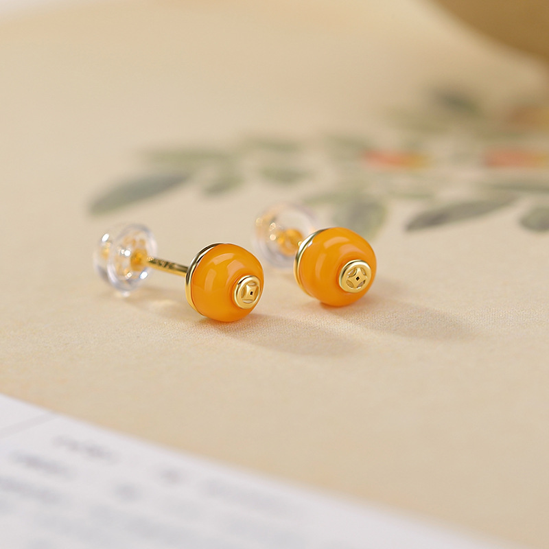 Amber S925 Sterling Silver Coi - Ethnic Fashion Co In ulasan dan harga